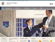 Tablet Screenshot of cumbresoaxaca.com